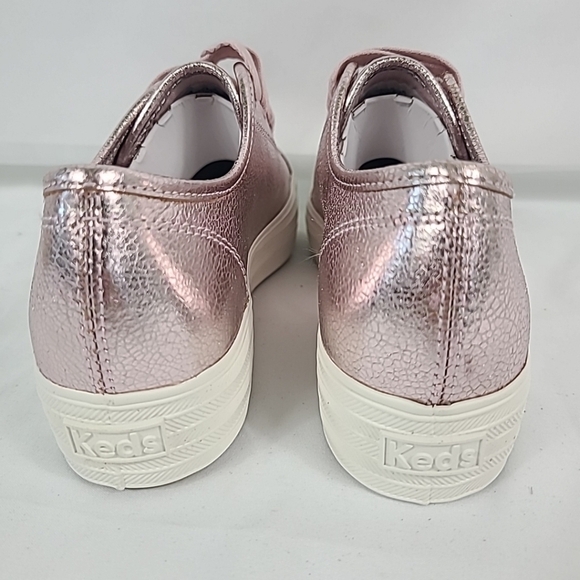 NIB Keds Women's Triple Kick Pink Metallic Iridescent Sz 6.5 NEW $75 - Picture 4 of 7